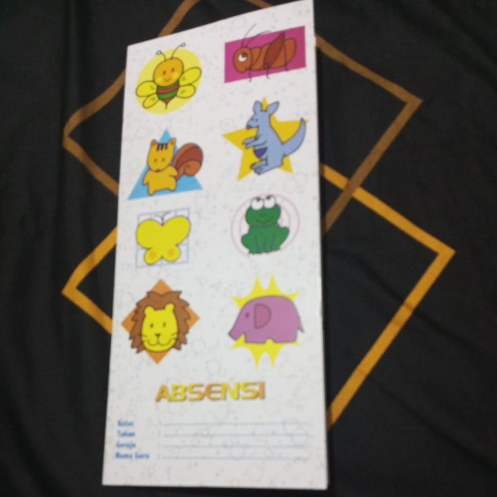 buku absensi sekolah Minggu buku daftar hadir