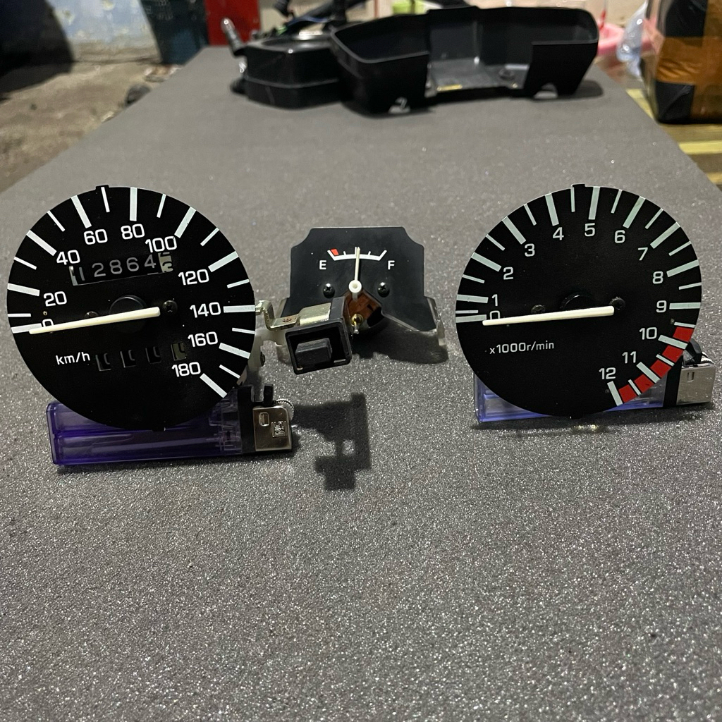 mesin spedometer odometer tachometer kmh rpm yamaha rx king master rx king 1995 - 2001 original