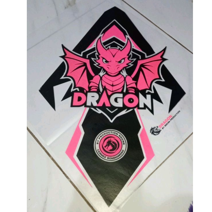 Kertas minyak layangan 2 warna VARIASI MOTIF