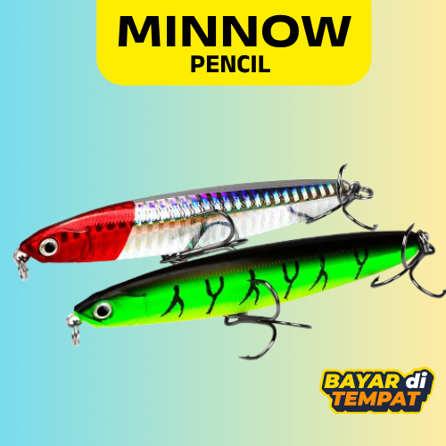 1pcs Stickbait Lure Minnow Pencil Sinking / umpan pancing casting pencil
