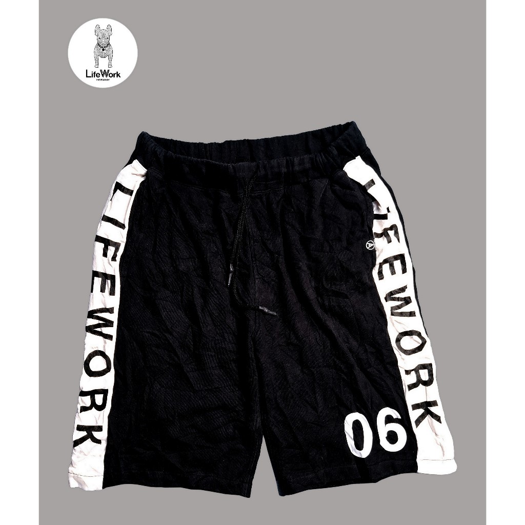 Celana Pendek LifeWork Original – Gaya Streetwear Kekinian, Nyaman & Trendy