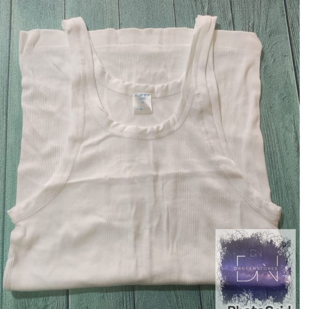 Koas dalam singlet super rider sortir pabrik ori kaos dalam pria kaos dalam katun