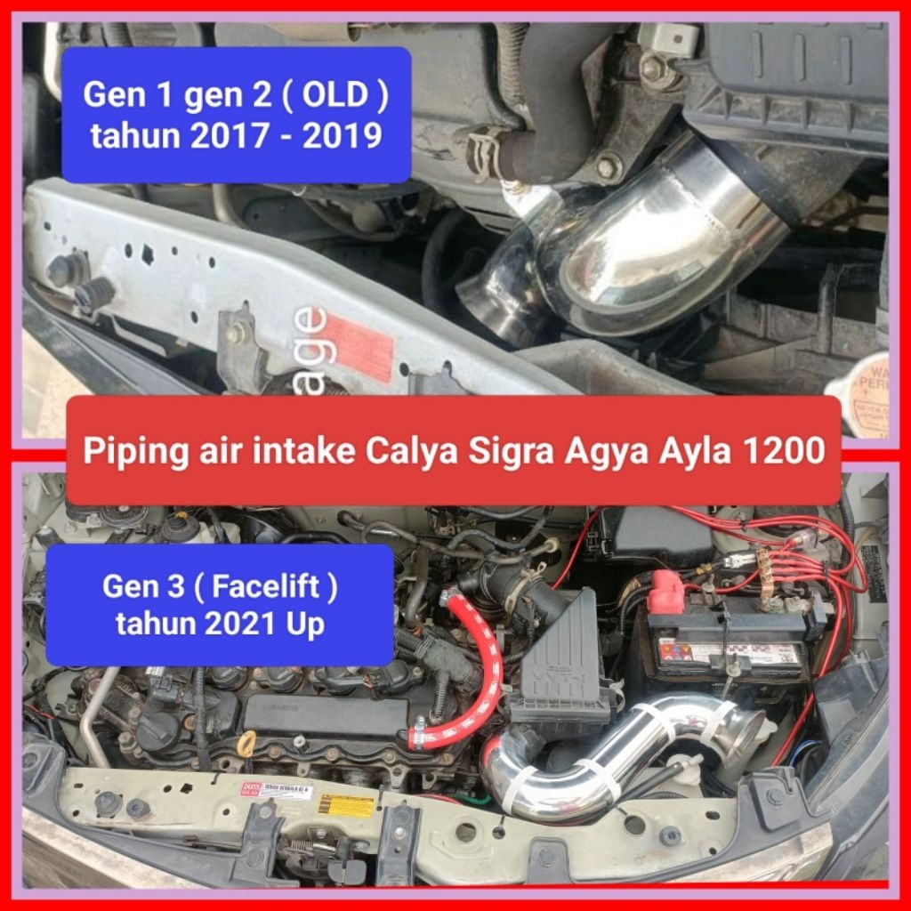 Calya Sigra Agya Ayla 1200 air intake custom LA dongkrak performa di semua rpm