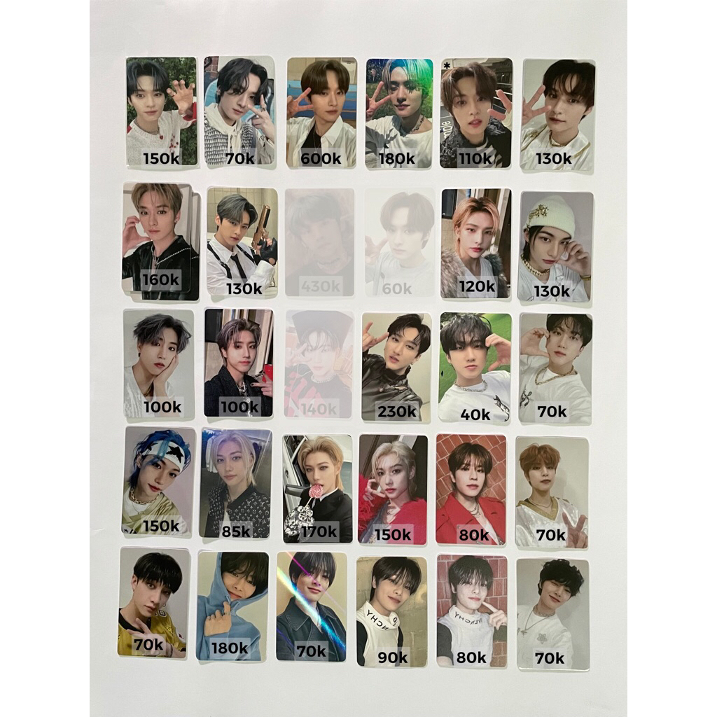 (BACA DESC) OFFICIAL POB STRAY KIDS LEE KNOW CHANGBIN FELIX NOEASY ODDINARY MAXIDENT MAHAGRID V1 LUC