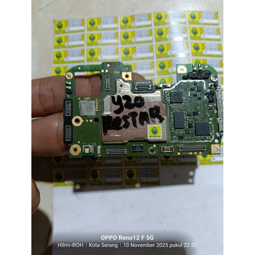 mesin Vivo y20 y20s y20i hidup minus RESTART2 MMC h9hp53acpmmd cpu aman BAHAN