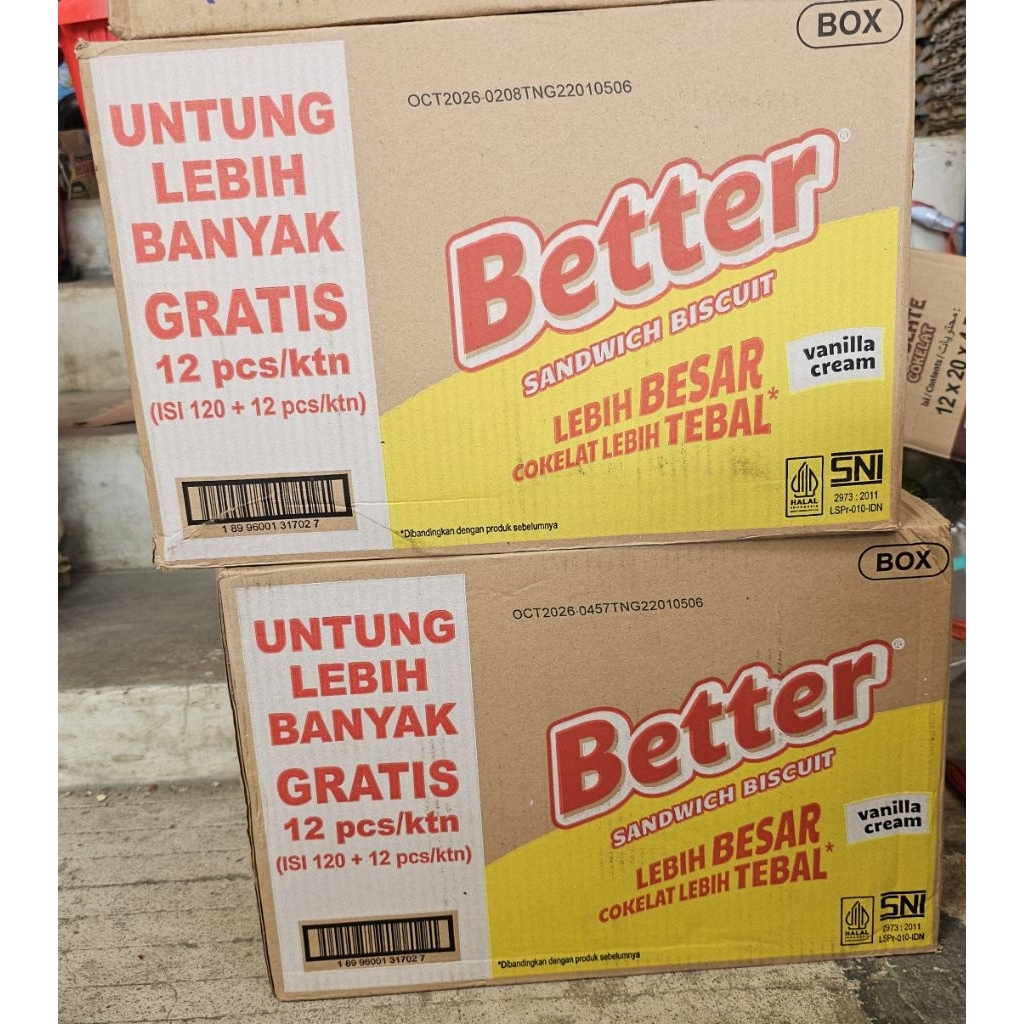 Biskuit Roma Bigger Better Sandwich 27 gram [ 1 Dus Isi 120 Pcs ]