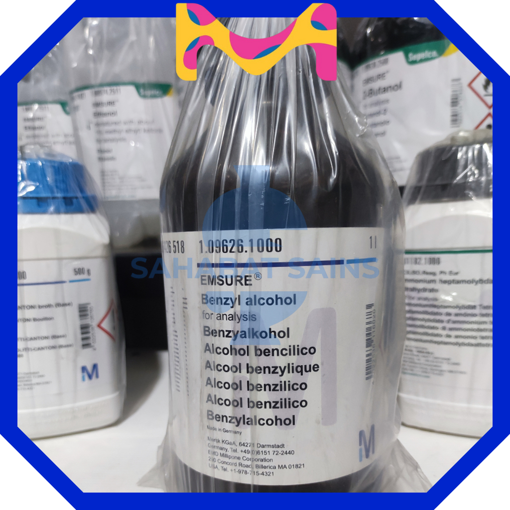 Benzyl Alcohol Pro Analis 109626 / Benzil Alkohol Repack