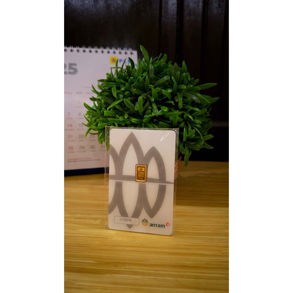 Emas Antam 0,5 gram Original