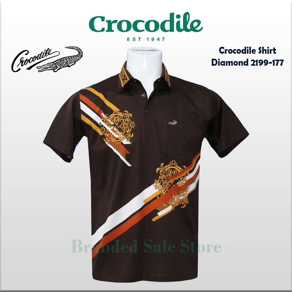 Polo Shirt Kaos Kerah Kemeja CROCODILE Diamond, 2199-177-49