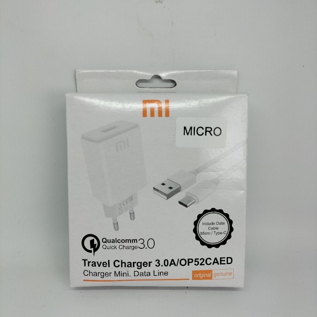CHARGER XIOMI REDMI 12C/ NOT 10 / 8A TIPE C