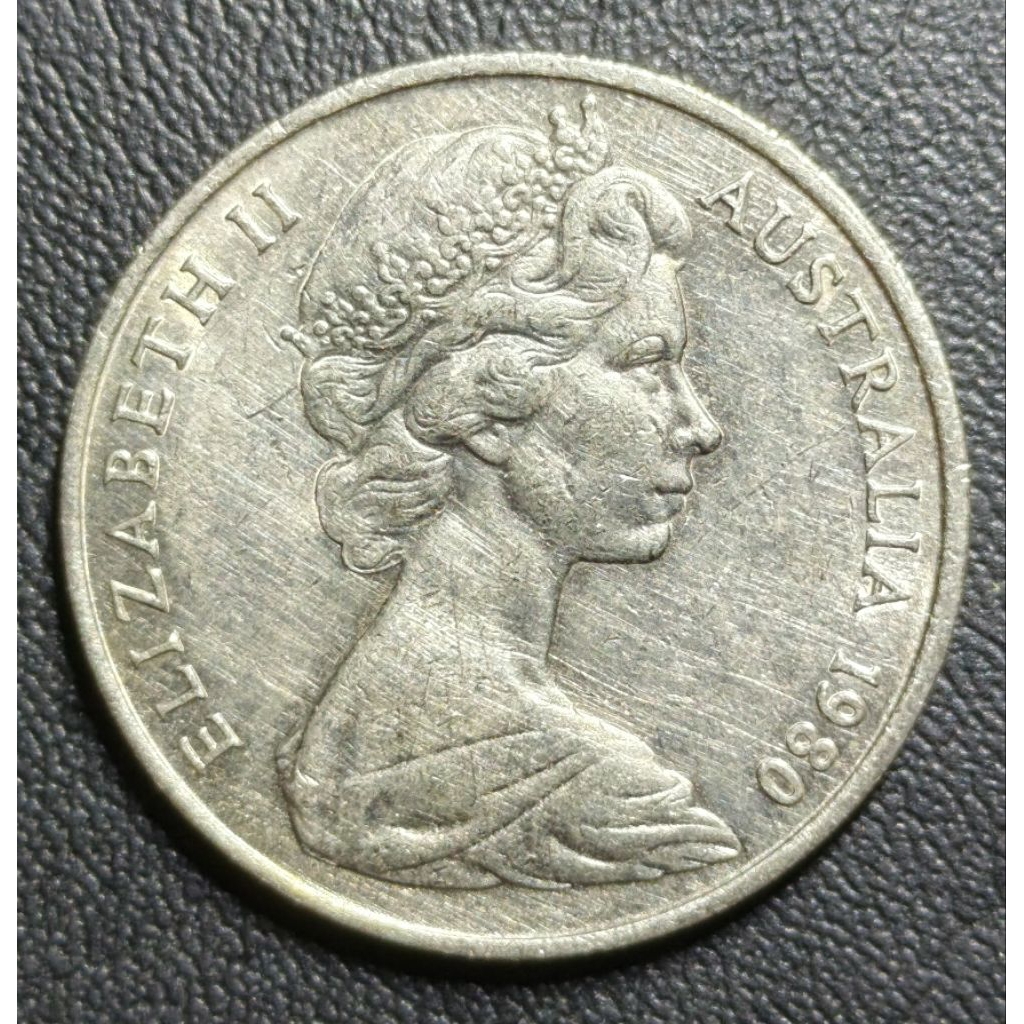 Koin Asing Australia 20 Cent