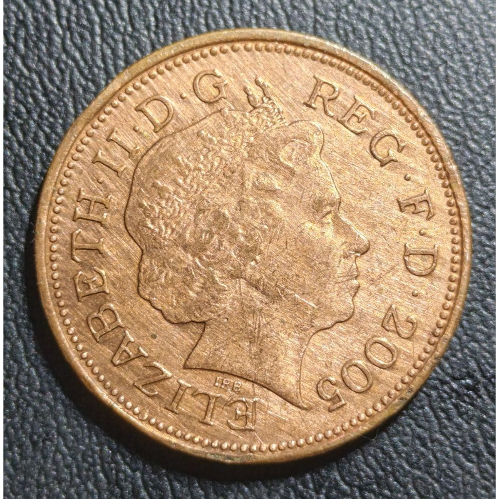 Koin Asing Inggris 2 Pence