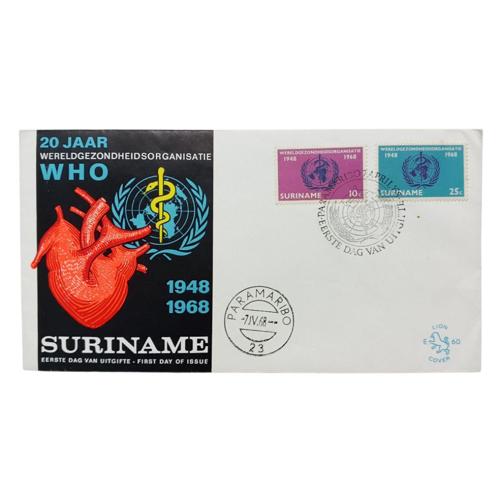 SHP Perangko Suriname 1968