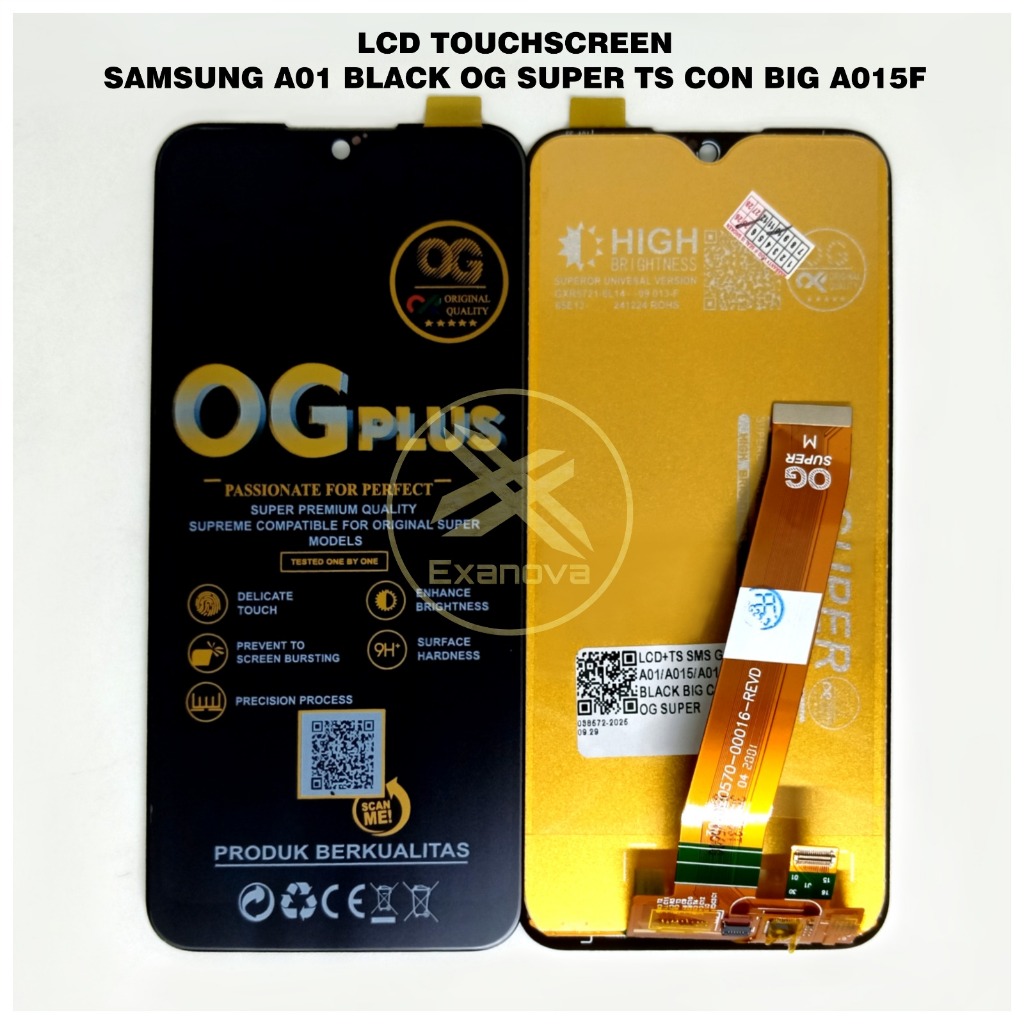 ‌LCD TOUCHSCREEN SAMSUNG A01 TS CON BIG A015F A015