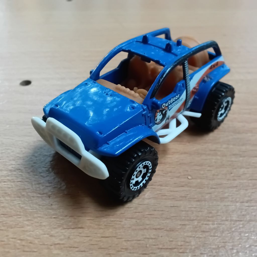 Diecast Loose Matchbox Mbx 4 x 4 Buggy Biru