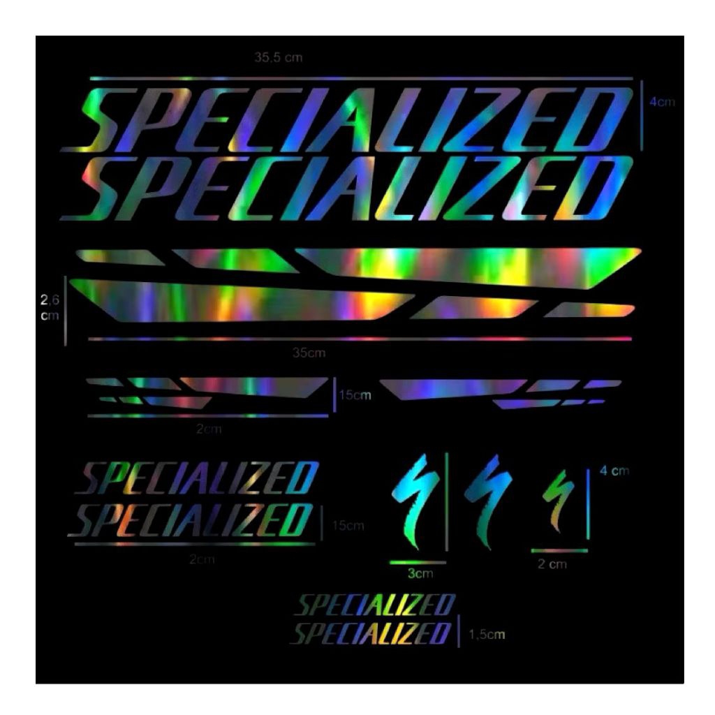 Sticker stiker sepeda gunung SPECIALIZED cutting