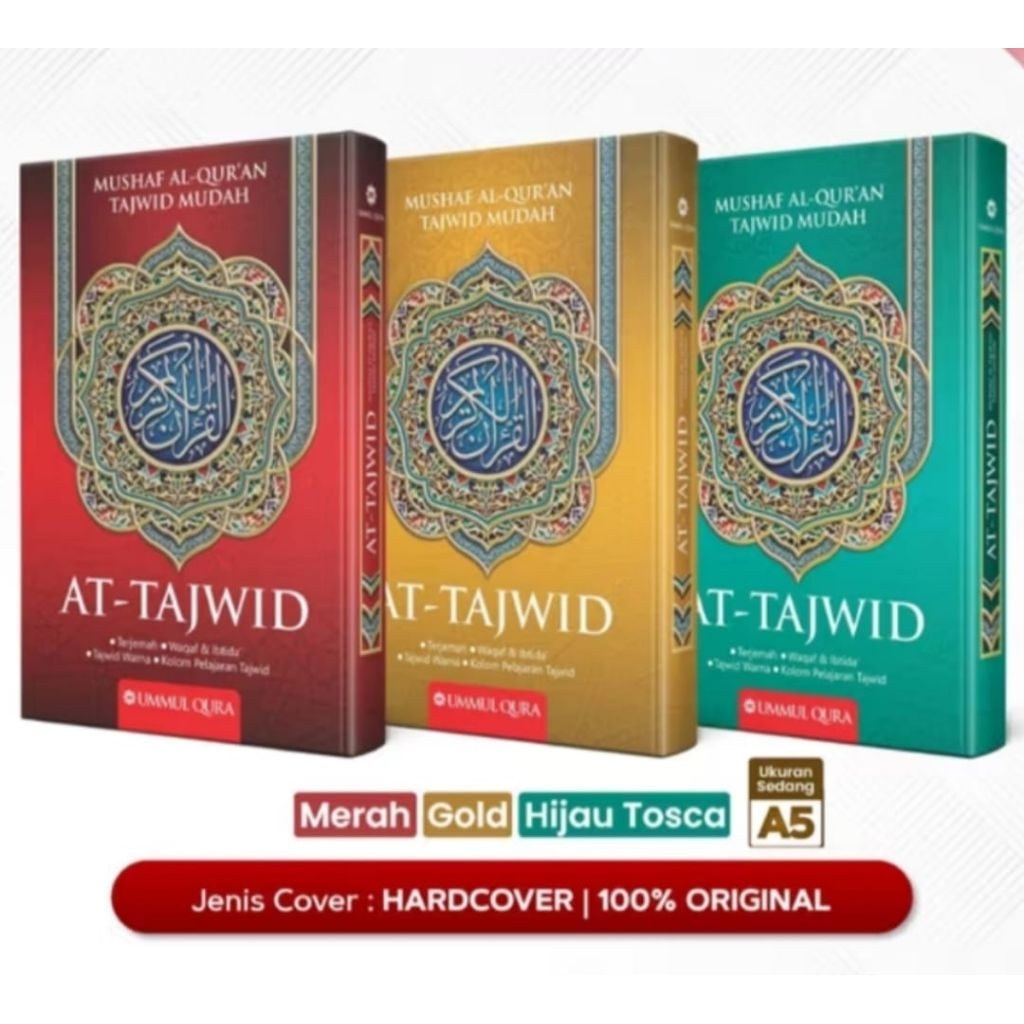 AlQuran Terjemahan Tajwid Warna UK A5   Sedang