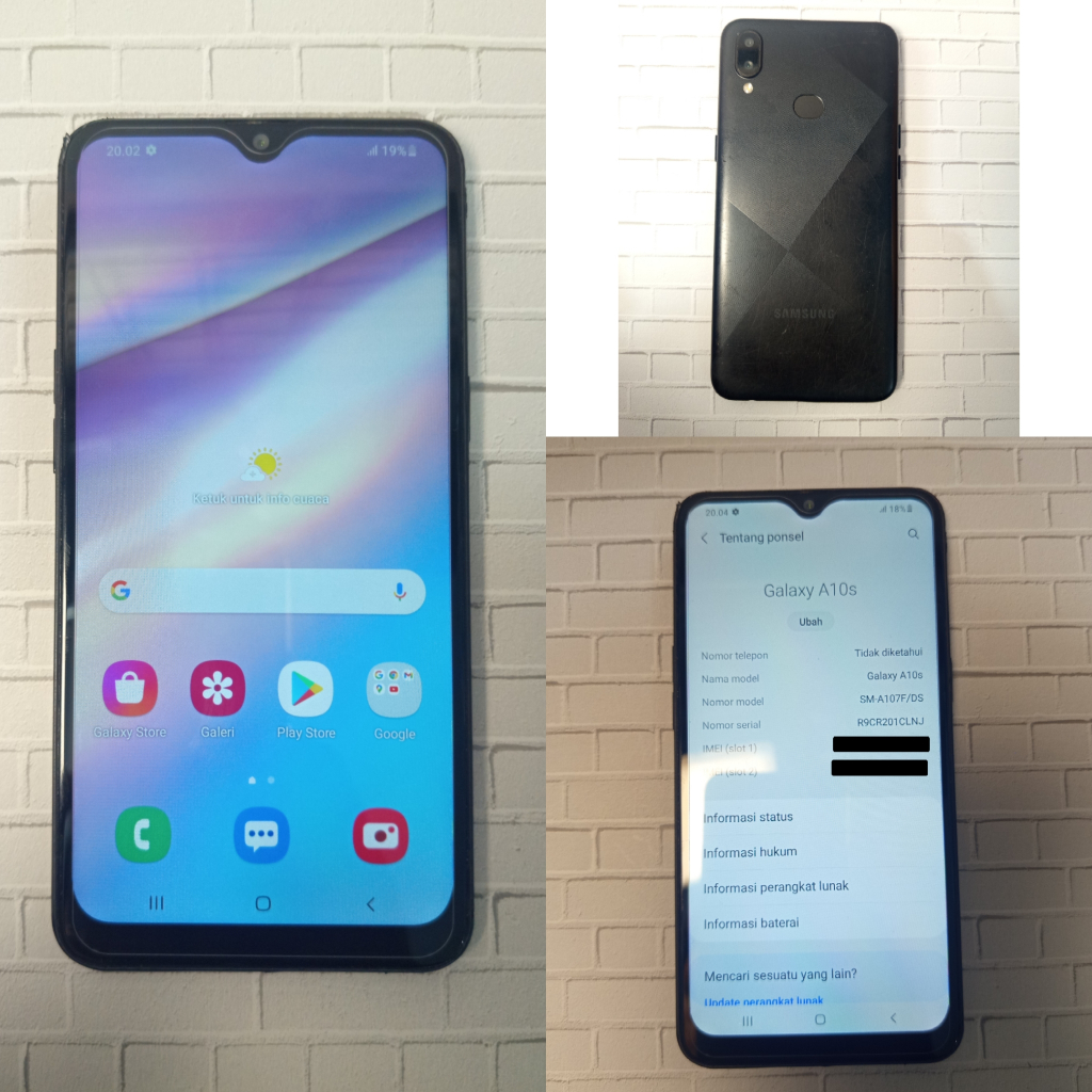 Samsung A10s (2019) second