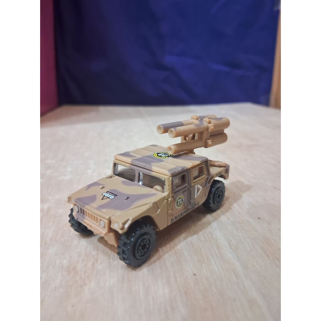 Diecast Realtoy Humvee Army LOOSE SUPER MULUS WITH LAUNCHER Kendaraan Perang Militer Military Mobil 