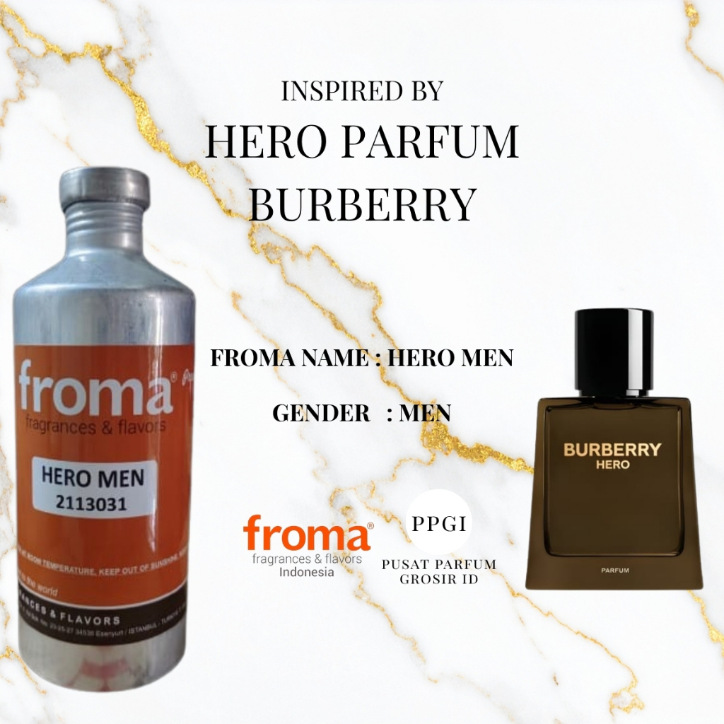 Bibit Parfum HERO MEN [PREMIUM] FROMA PREMIUM – 500ml Segel | by FROMA