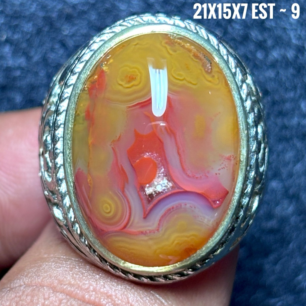 NATURAL BATU AKIK SULAIMAN GINGGANG