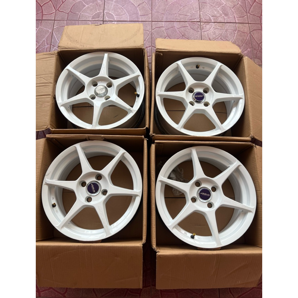 Velg P1 Buddy Club R15 By JF Luxury Lebar 6.5 ET 42 Pcd 4x100