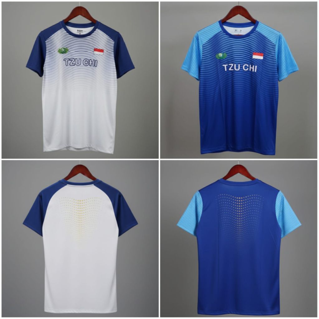 (PRELOVED) Kaos Jersey Pria/Kaos Olahraga/Kaos Jersey Tzu Chi School