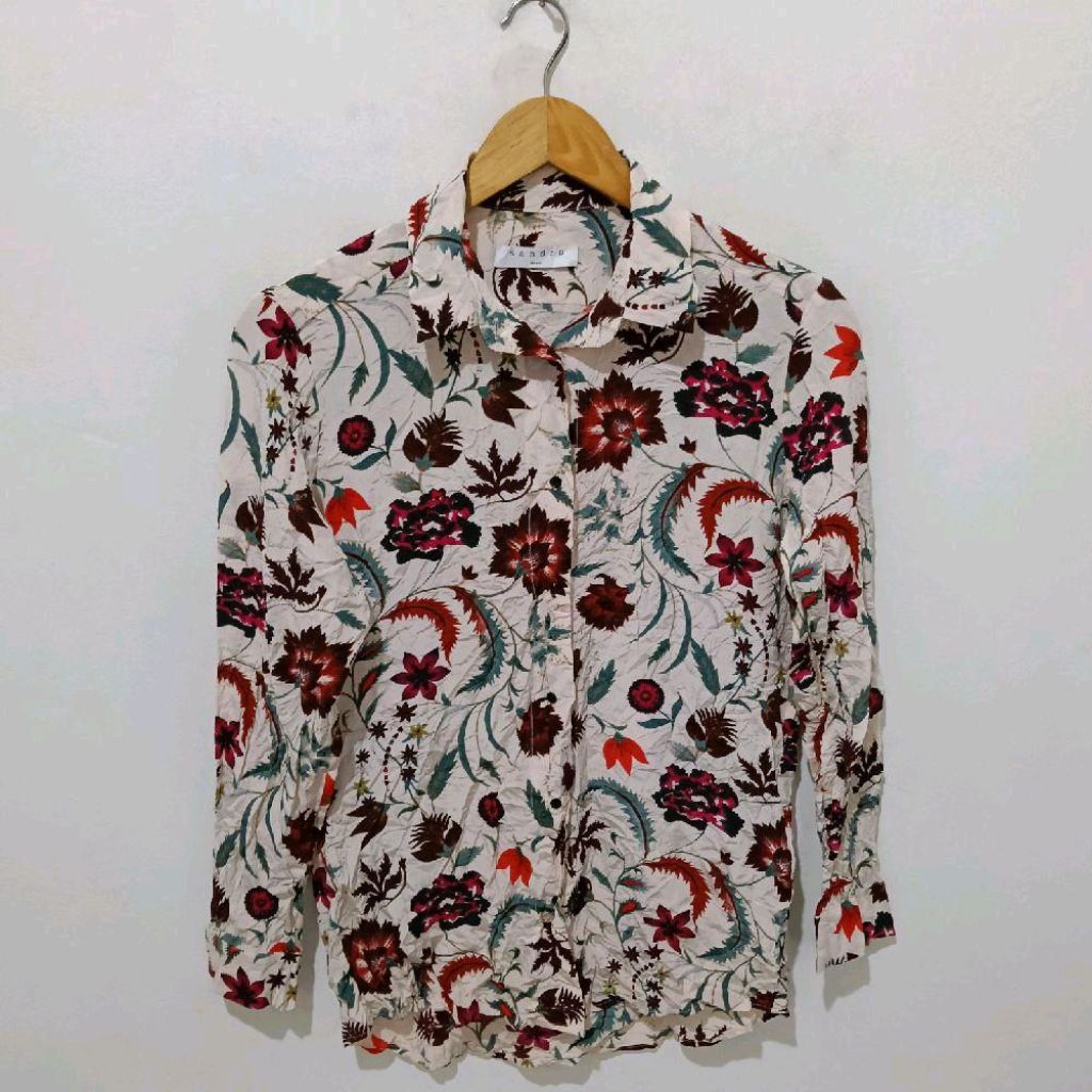 Sandro Paris Floral Shirt