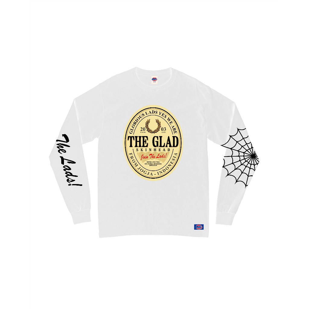 BSTZ | TSHIRT LONGSLEEVE BAND THE GLAD  - KAOS PANJANG HITAM DAN PUTIH - HEAVY WEIGHT LONGSLEEVE BLA