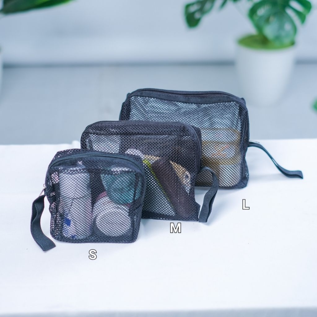 Blackey Pouch | Pouch Make Up Organizer Serbaguna Pouch Simpel Organizer Travel Serbaguna