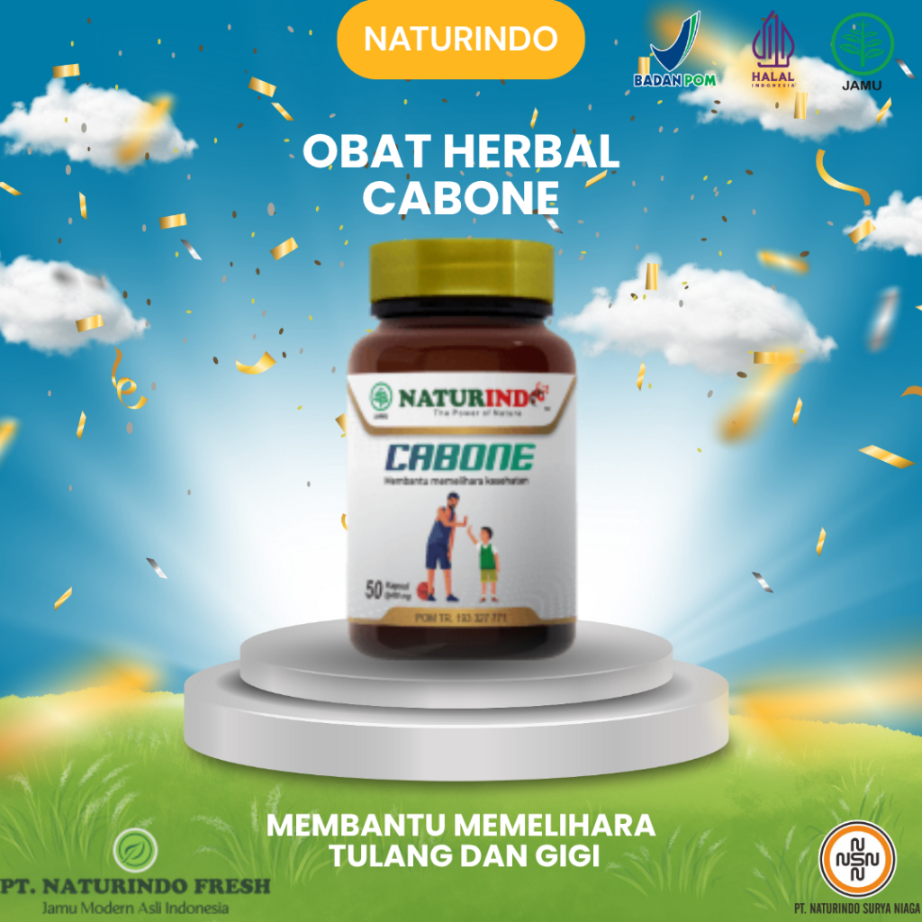 Obat Tulang dan Gigi Herbal Cabone Anak