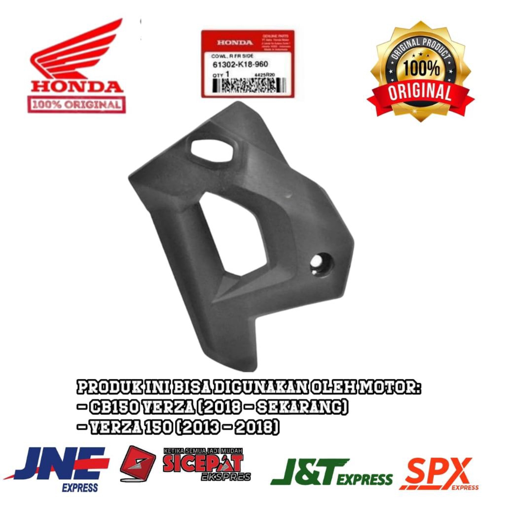 COWL R FR SIDE KUPING LAMPU KANAN CB150 VERZA -