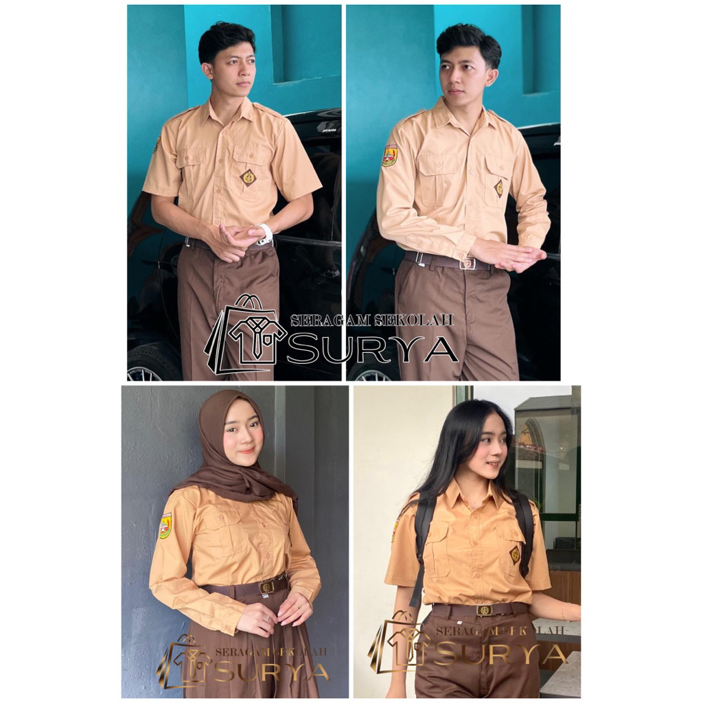 Baju pramuka penggalang saku atas SD/SMP/SMA