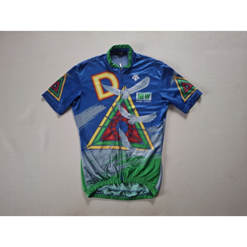 JERSEY SEPEDA VINTAGE DESCENTE ORIGINAL 100%