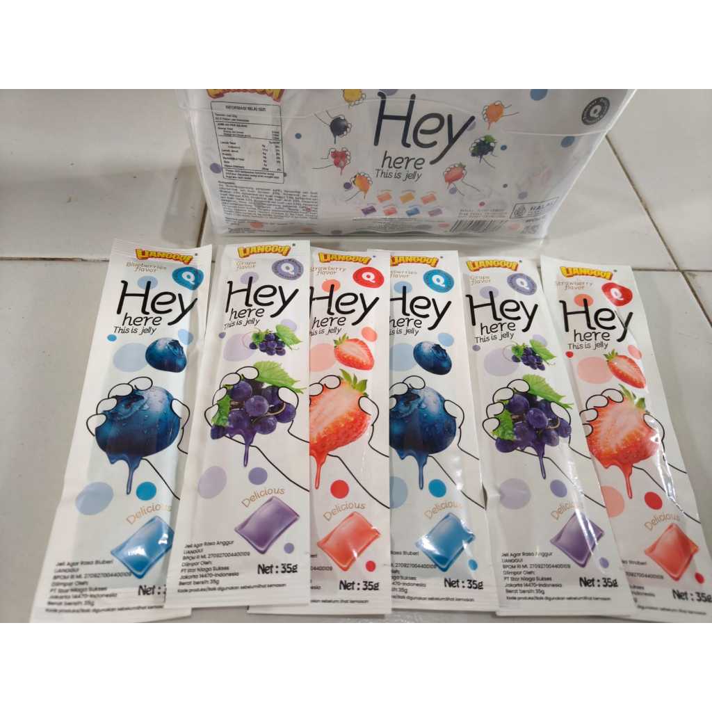 (10 pcs) LIANGGUI HEY JELLY ANEKA RASA BUAH