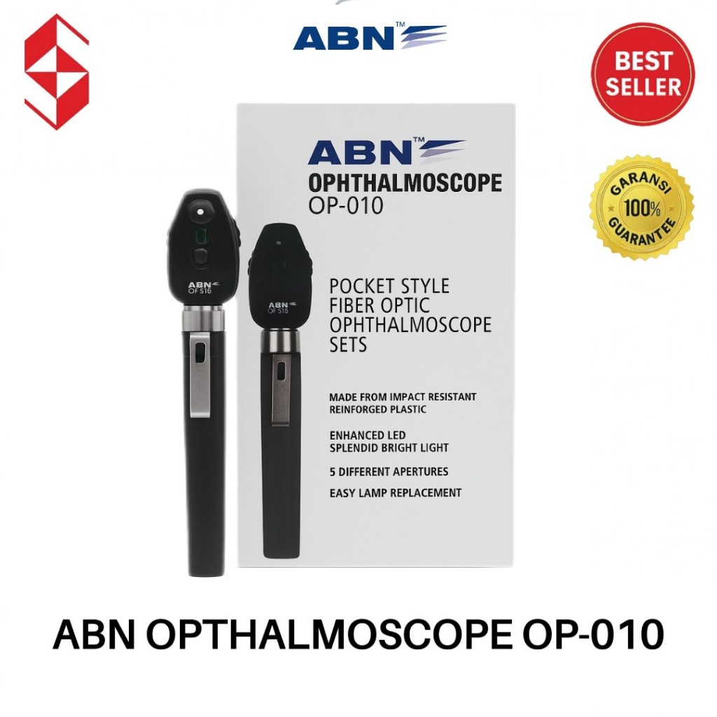 abn ophthalmoscope fiber optic OP-010 set