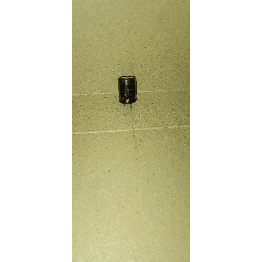6390 kapasitor elco 1000uf 1.000uf 1000 1.000 uf 6v3 6.3v 6,3v gold hitam