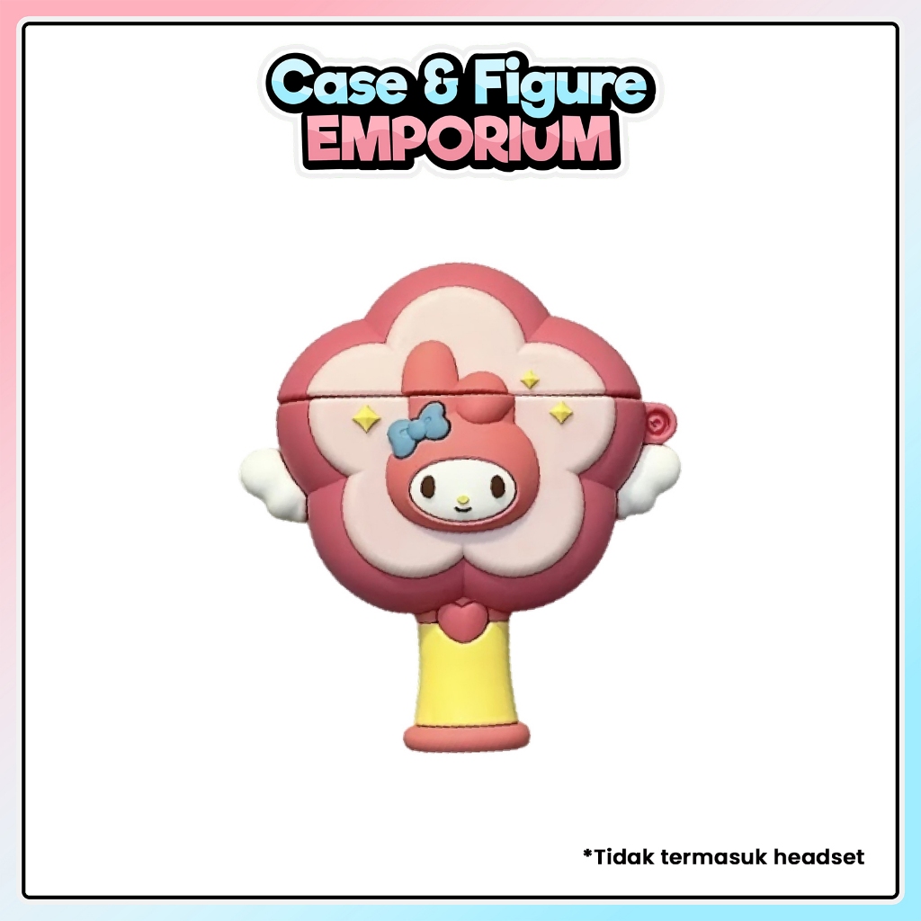 [ATP] Case Pods Gen 1 2 3 Pro Soft Silicone Karakter 252 - Melody Magic Stick Sanrio