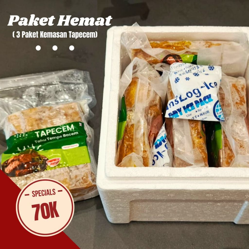 TAPECEM - TAHU TEMPE BACEM - FROZEN