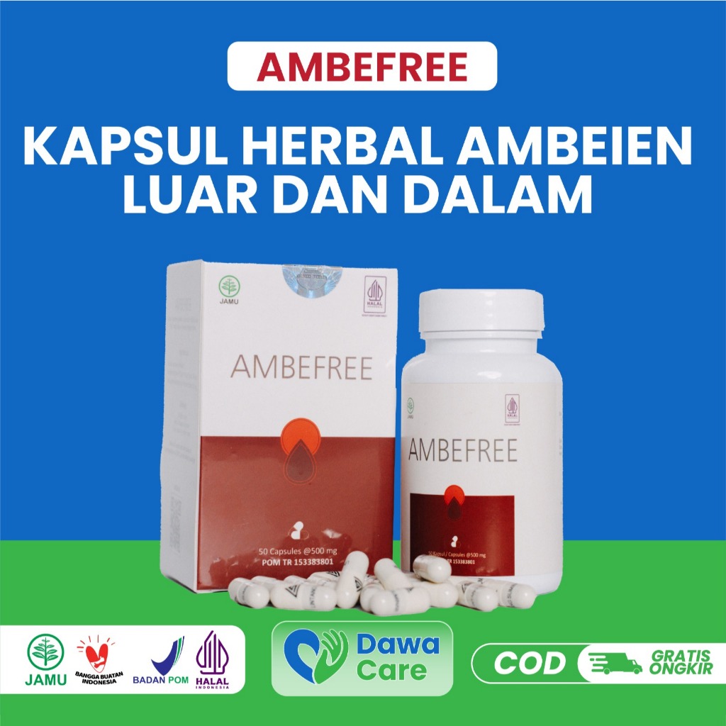 Kempiskan Benjolan Wasir Ambeien Fistula Ani Tanpa Operasi - Ambefree Original 100% BPOM