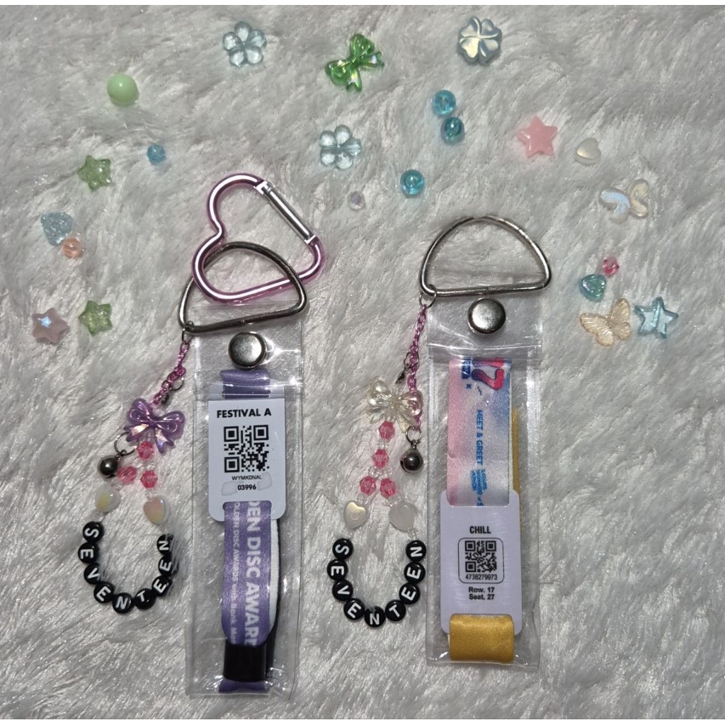 Custom Keychain Wristband Tiket Konser KPOP
