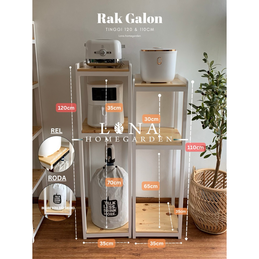 Rak Galon Kayu Good quality | Rak dispenser jumbo | rak dispenser 3 susun | meja dispenser | rak ser
