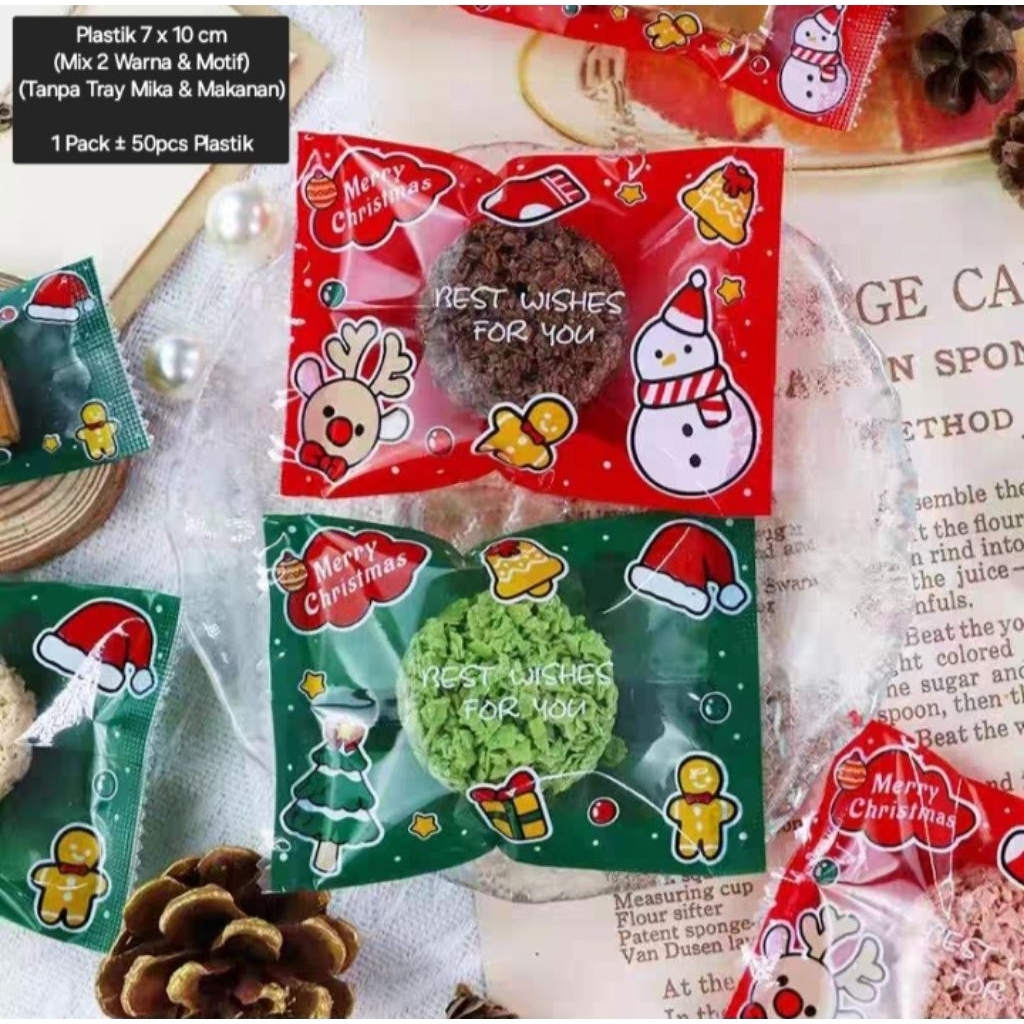 Plastik 7x10cm | Plastik Natal 7x10cm | Plastik Christmas 7x10cm | Plastik Nastar 7x10cm | Plastik K