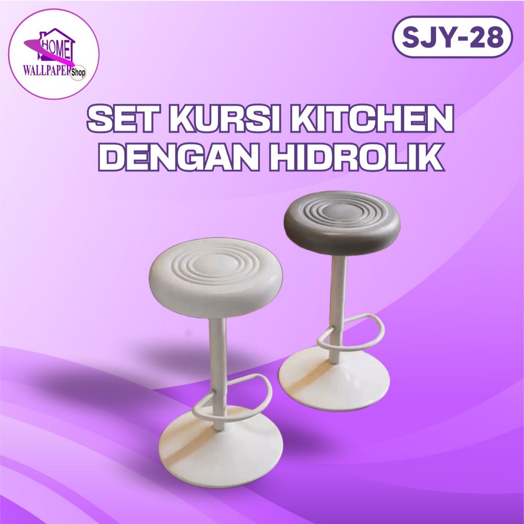 Kursi Kichen Set Kursi Bar Bulat Kursi Hidrolik Minimalis