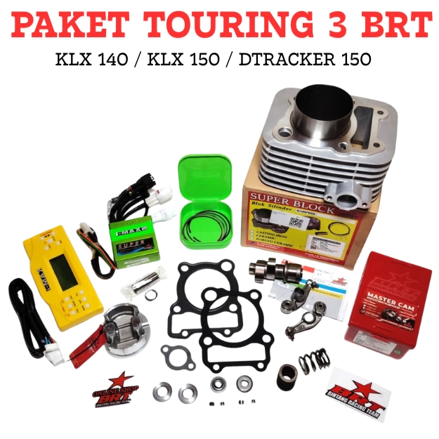 PAKET TOURING 3 BRT KLX 140 KLX 150 DTRACKER 150 Paket Bore Up Racing BRT KLX D TRACKER