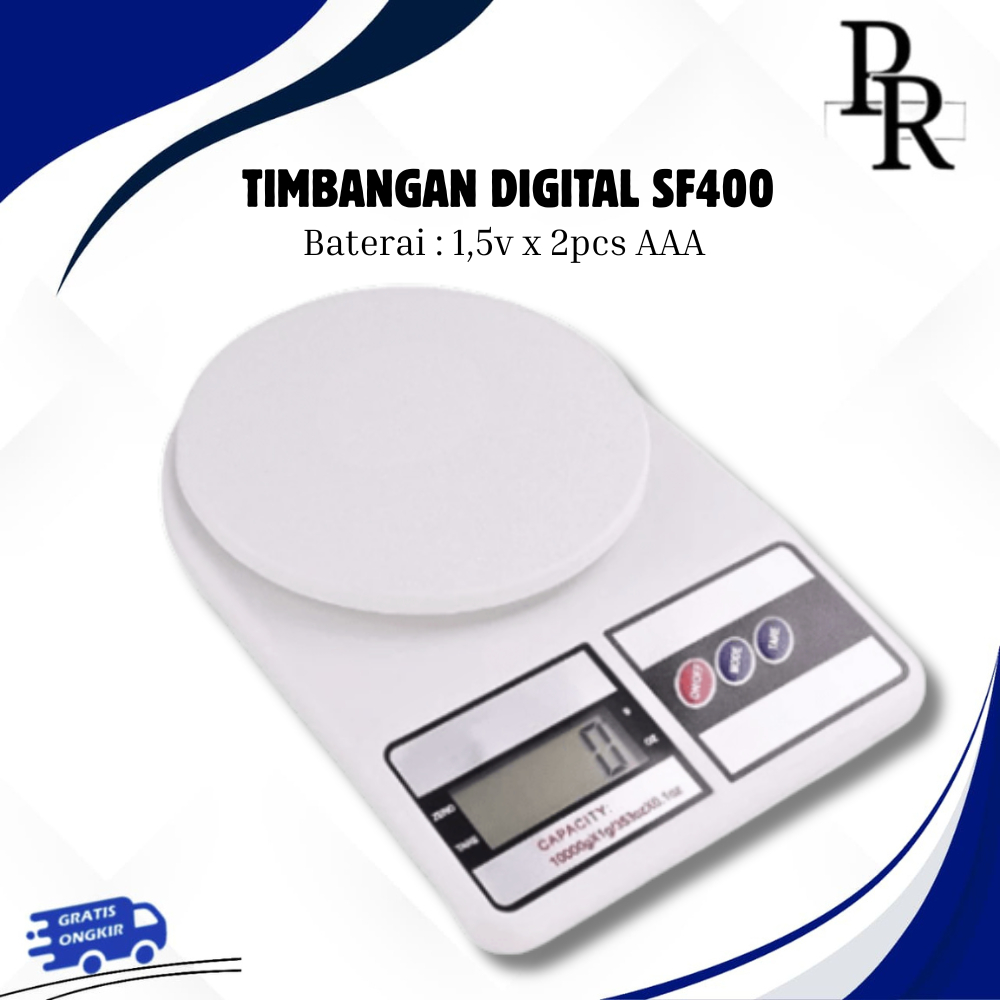TIMBANGAN DAPUR DIGITAL SF400 / TIMBANGAN LCD DIGITAL  DIGITAL SF400
