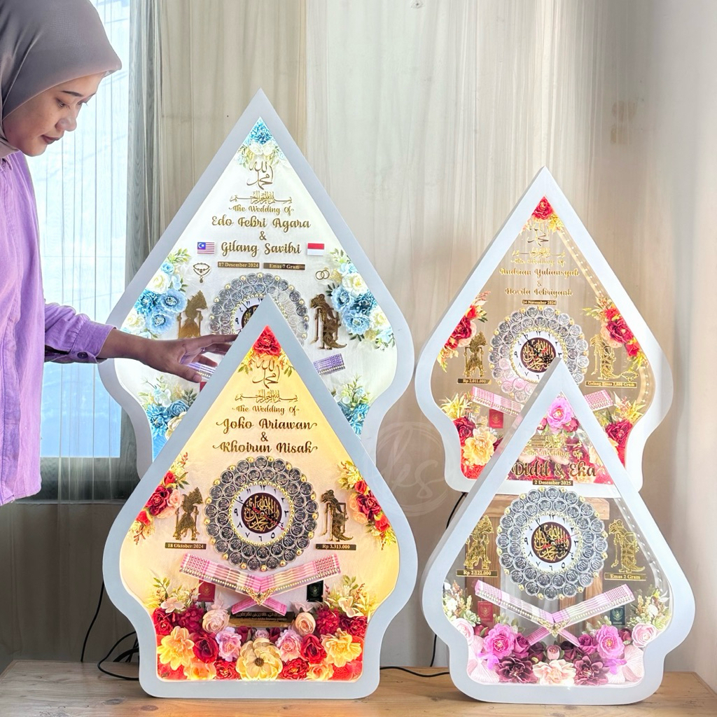 MAHAR GUNUNGAN JAM KOIN / MAHAR TEMA JAWA ESTETIK / MAHAR GUNUNGAN / GUNUNGAN JAM KOIN