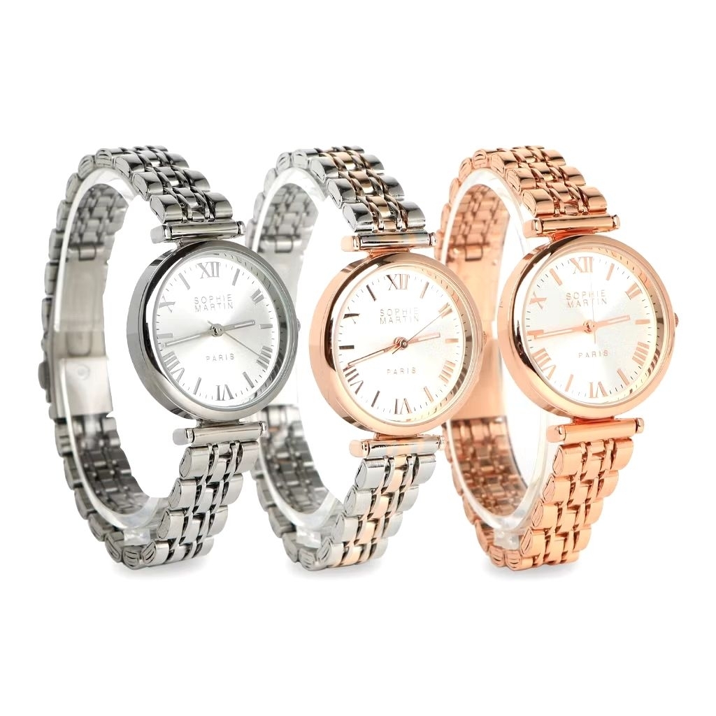 [TERMURAH + JAMINAN ORI + FREE BOX + BISA COD] PROMO JAM TANGAN WANITA ALEA WATCH GOLD SILVER GOLD M