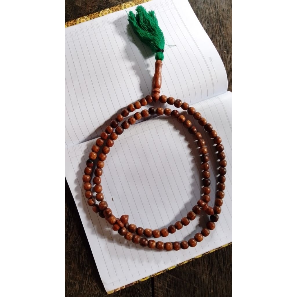 tasbih kayu ulin timbul/ manang