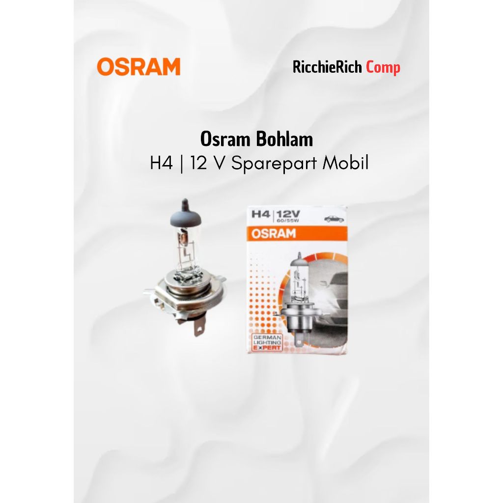 OSRAM Bohlam Lampu H4 Mobil Sparepart